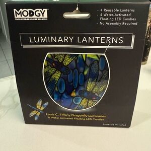 MODGY Luminary Lanterns with Dragonfly Design